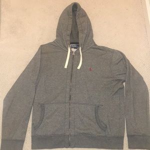Polo by Ralph Lauren Gray Hoodie Sweatshirt